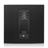 Sound Town CARME-18SPW CARME Series 1600W 18” Powered Subwoofer with DSP, LPF, Plywood, Black - Back Panel
