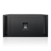 Sound Town CARME-212S | CARME Series Dual 12" 1600W Passive PA DJ Subwoofer with Folded Horn Design, Black, for Lounge, Club, Bar, Theater, Restaurant, Church - Back Panel