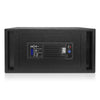 Sound Town CARME-212SPW1.1 | Dual 12" 2400W Powered PA Subwoofer, Black w/ Speaker Output, DSP, Plywood, TWS Bluetooth, for Lounges, Clubs, Bars, Theaters, Church - Back Panel