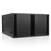 CARME-212SPW2.1 | Dual 12" 2200W Powered PA Folded Horn Subwoofer with 2 Speaker Outputs, DSP, TWS Bluetooth, Birch Plywood, Black - Right View