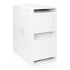 Sound Town CARME-212SWPW1.1 | Dual 12" 2400W Powered PA Folded Horn Subwoofer w/ Speaker Output, DSP, TWS Bluetooth, Birch Plywood, White - Folded Horn Design