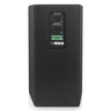 Sound Town CARME-U108BG3 | CARME Series 8" Passive 350W 2-Way Wall-Mount Loudspeaker, Black w/ U Bracket for Commercial Installation, Live Sound, Bar, Church-Back
