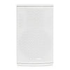 Sound Town CARME-U108WG3 | CARME Series 8" Passive 350W 2-Way Wall-Mount Loudspeaker, White w/ U Bracket for Commercial Installation, Live Sound, Bar, Church-Front