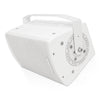 Sound Town CARME-U108WG3 | CARME Series 8" Passive 350W 2-Way Wall-Mount Loudspeaker, White w/ U Bracket for Commercial Installation, Live Sound, Bar, Church-Horizontal