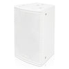 Sound Town CARME-U108WG3 | CARME Series 8" Passive 350W 2-Way Wall-Mount Loudspeaker, White w/ U Bracket for Commercial Installation, Live Sound, Bar, Church-Left
