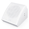 Sound Town CARME-U10MW-R | REFURBISHED: CARME Series 10" Coaxial Passive 2-way Professional PA DJ Stage Monitor Speaker, White with U Mounting Bracket, for Surface-Mount, Installation, Live Sound, Bar, Church - 1" Compression Driver
