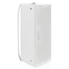 Sound Town CARME-U208WG3 | CARME Series Dual 8" Passive 2-Way Professional Wall-Mount Stage Monitor Loudspeaker w/ Compression Driver and U-Bracket, White-Vertical