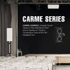 Sound Town CARME-U208WG3 | CARME Series Dual 8" Passive 2-Way Professional Wall-Mount Stage Monitor Loudspeaker w/ Compression Driver and U-Bracket, White - Vertical and Horizontal Installation, Rotatable Horn, Point-Source Speaker