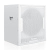 Sound Town CARPO-12DSWPW 12" 800W Powered Subwoofer with 2 Speaker Outputs, Plywood Enclosure, White - Right Panel