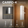 The Sound Town CARPO-K Series features scalable powered column arrays for flexible sound reinforcement and installation. Available in dual 5", four 6.5", and six 5" configurations in black or white, the series supports wall-mounted, pole-mounted, ground-stacked, and flown setups. Class-D amplification, TWS Bluetooth, 120° x 20° coverage, and onboard tuning support restaurants, houses of worship, auditoriums, stages, and event spaces.