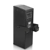 Sound Town CARPO-K3PW-R | REFURBISHED: Powered Wall-Mount Column Line Array Speaker w/ 2x5" Woofers, Dual Compression Drivers, Class-D amp, TWS, Birch Plywood, Black with U-brackets