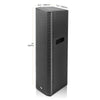 Sound Town CARPO-K8PW | Powered Column Array Loudspeaker w/ 4 x 6.5" Woofers, 1200W, Class-D with DSP & TWS, Wall-Mount for PA Installations, Black - Dimensions