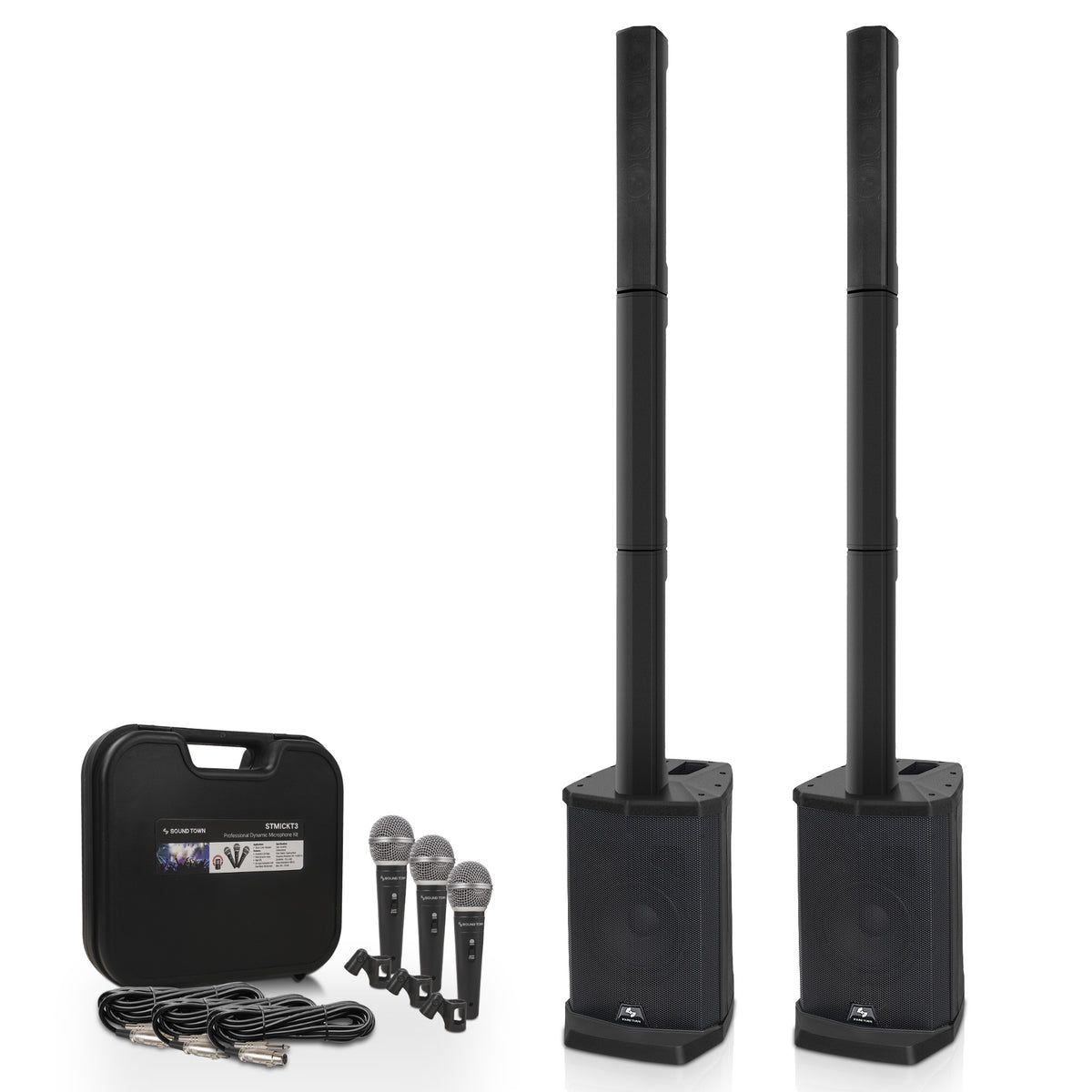 CARPO-L1MKT3 | Pair of Portable Column Speaker System – Sound Town