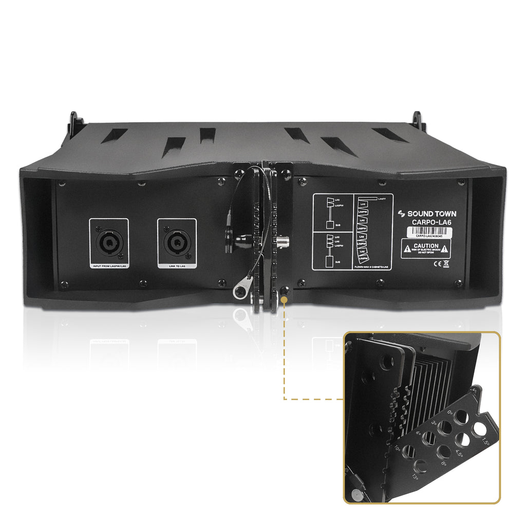 Das Speakers Line Array Sound Town Pair Of Passive Wall-Mount Column ...