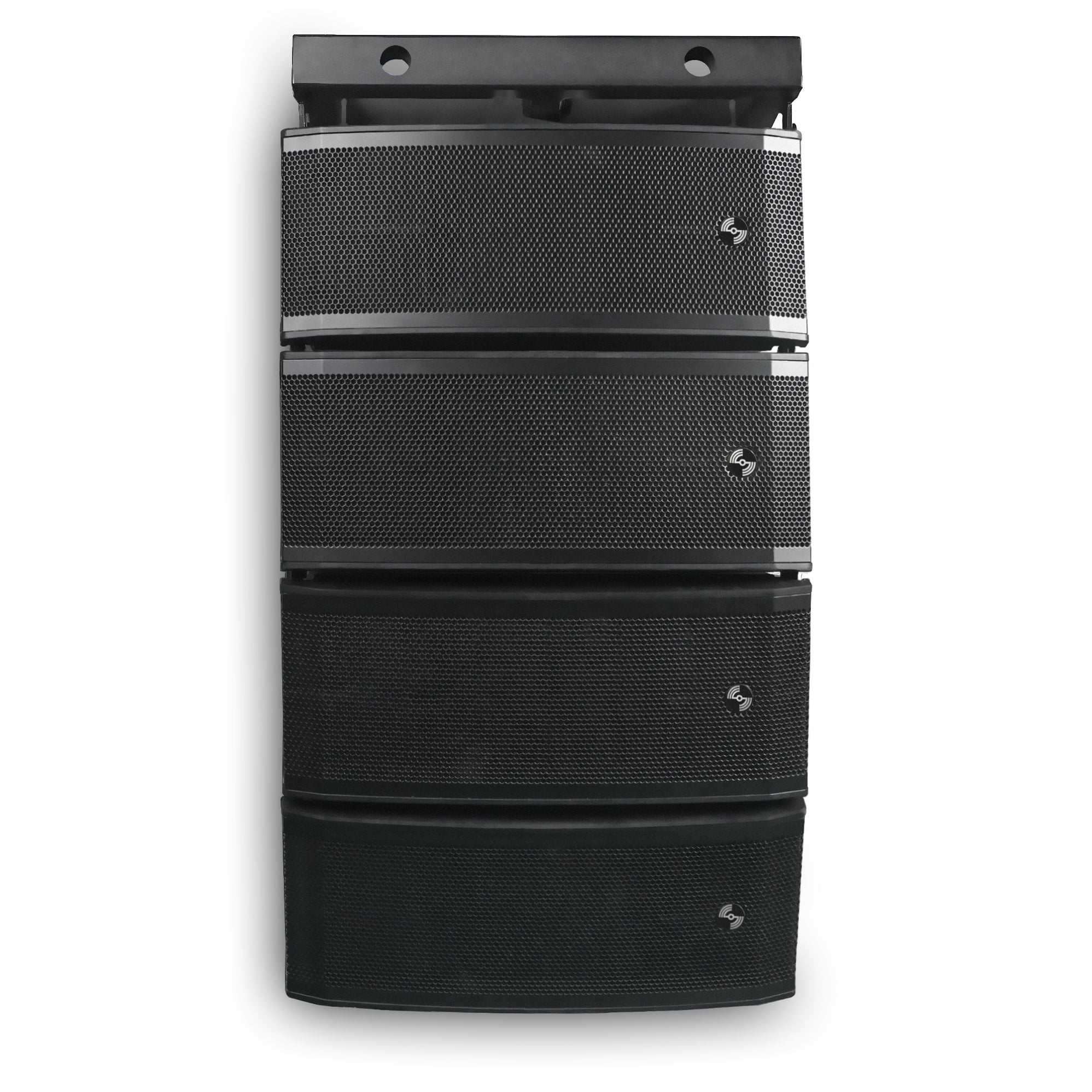 CARPO-LA64F | Line Array Speaker System w/ Two Dual 6.5" Powered Speak ...
