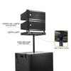 Sound Town CARPO-LA6FF | CARPO Series Flying/Stacking Frame for CARPO-LA6/CARPO-LA6PW Line Array Speakers – Versatile M20 Thread Locknut, Stack CARPO-LA6 or CARPO-LA6PW Speakers on Subwoofers, and Seamless Compatibility with the STSD-MM1449B Speaker Stand Pole (sold separately)