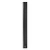 Sound Town CARPO-M106B-R | REFURBISHED: Weather-Resistant Compact Aluminum Line Array Column Speaker with Wall Mount Bracket, 10 x 3" Woofers, 6 x 1.2" Tweeters, Black - Front View