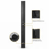 Sound Town CARPO-M106B | Weatherproof Column Array Loudspeaker with 10 x 3" Woofers, 70V/100V/8Ω, Wall-Mount Bracket for Indoor/Outdoor Commercial Installation - Waterproof Terminal, Transformer, Speakon Cover