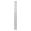 Sound Town CARPO-M106W-R | REFURBISHED: Weather-Resistant Compact Aluminum Line Array Column Speaker with Wall Mount Bracket, 10 x 3" Woofers, 6 x 1.2" Tweeters, White - Front View
