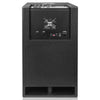 Sound Town CARPO-M12V4 | CARPO SERIES 12" 1400W PA/DJ Powered Subwoofer, 2.1 Channel w/ 2 Speaker Outputs, Built-in Mixer, Plywood, Black - Back Panel