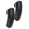 Sound Town CARPO-M12V4 | CARPO Series 500W Passive Column Speaker Mini Line Array System w/ Two 4 X 4” Column Speakers, Stands and 9-Feet Speakon Cables, Black - Pair