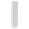 Sound Town CARPO-M42W-R | REFURBISHED: CARPO Series Weather-Resistant Compact Aluminum Line Array Column Speaker with Wall Mount Bracket, 4 x 3" Woofers, 2 x 1.2" Tweeters, White - Right Panel, Lightweight