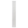 Sound Town CARPO-M64W-R | REFURBISHED: CARPO Series Weather-Resistant Compact Aluminum Line Array Column Speaker w/ Wall Mount Bracket, 6 x 3" Woofers, 4 x 1.2" Tweeters, White - Front View