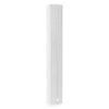 Sound Town CARPO-M64W-R | REFURBISHED: CARPO Series Weather-Resistant Compact Aluminum Line Array Column Speaker w/ Wall Mount Bracket, 6 x 3" Woofers, 4 x 1.2" Tweeters, White - Right View