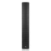 Sound Town CARPO-P12B | High-Power 1300W Passive Column Line Array Speaker with 6x5" Woofers, Birch Plywood, Wall Mount, for Installations, Black - Front View