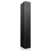 Sound Town CARPO-P12B | High-Power 1300W Passive Column Line Array Speaker with 6x5" Woofers, Birch Plywood, Wall Mount, for Installations, Black - Right View