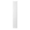 Sound Town CARPO-P12W-R | REFURBISHED: High-Power 1300W Passive Column Line Array Speaker with 6x5" Woofers, Birch Plywood, Wall Mount, for Installations, White - Front View