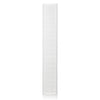 Sound Town CARPO-P12W | High-Power 1300W Passive Column Line Array Speaker with 6x5" Woofers, Birch Plywood, Wall Mount, for Installations, White - Front View