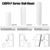 Sound Town CARPO-P12W | High-Power 1300W Passive Column Line Array Speaker with 6x5" Woofers, Birch Plywood, Wall Mount, for Installations, White -  Flexible Mounting Options