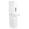 Sound Town CARPO-P6SLW-R | REFURBISHED: High-Power 900W Passive Slant Column Line Array Speakers with 4x5" Woofers, Birch Plywood, Asymmetrical Vertical Coverage, White-Flexible Mounting Options