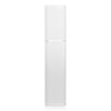 Sound Town CARPO-P6SLW | High-Power 900W Passive Slant Column Line Array Speakers with 4x5" Woofers, Birch Plywood, Asymmetrical Vertical Coverage, White-Front 