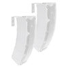 Sound Town CARPO-V4W | CARPO Series 500W Passive Mini Line Array Column Speaker System with Two 4 X 4” Column Speakers, Stands and 9-Feet Speakon Cables, White  - Side Panel