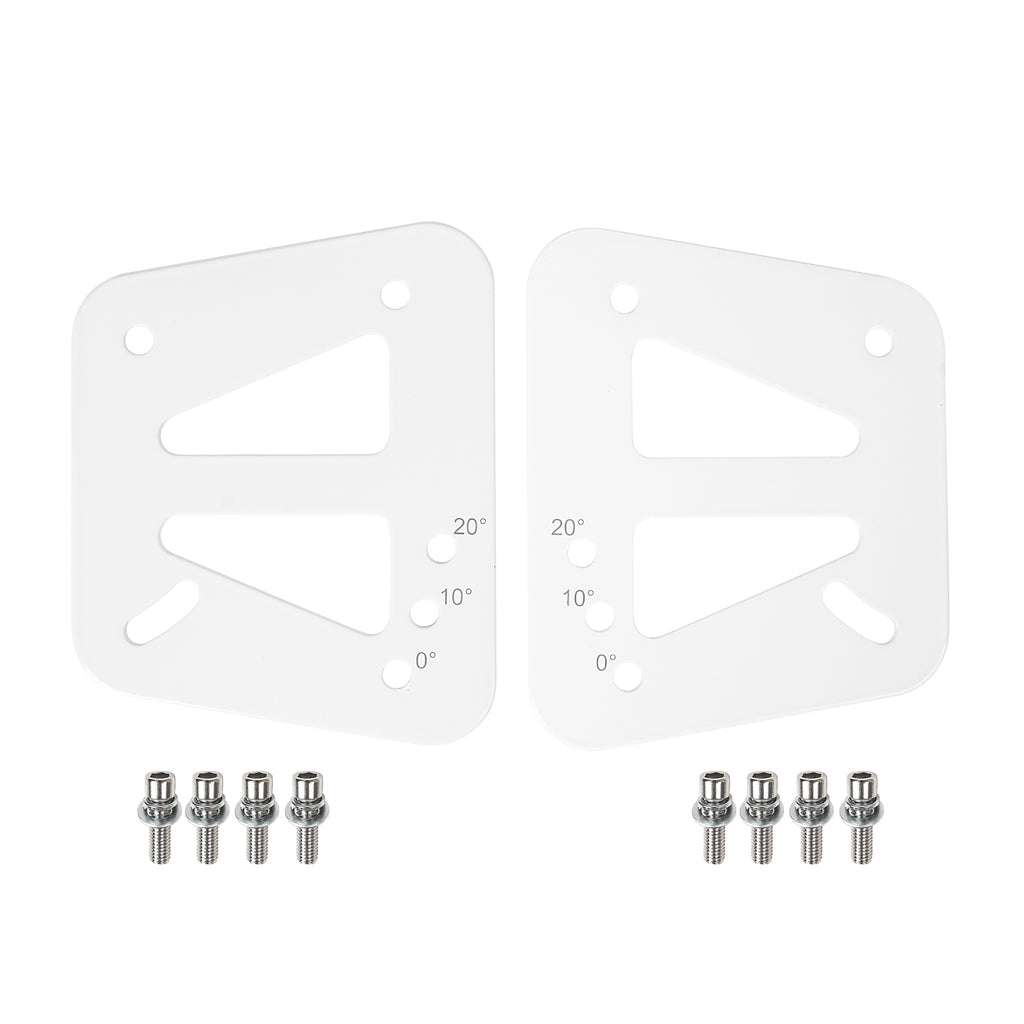 Sound Town CARPO-WEP | CARPO Series Extension Bracket for CARPO Series Column Speakers, White - Providing adjustable angles between adjacent speakers at 0°/10°/20°