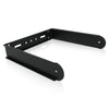 Sound Town CB-12UV | MODE Audio Vertical Wall Mount Bracket for CB-12, Black - Left Side 
