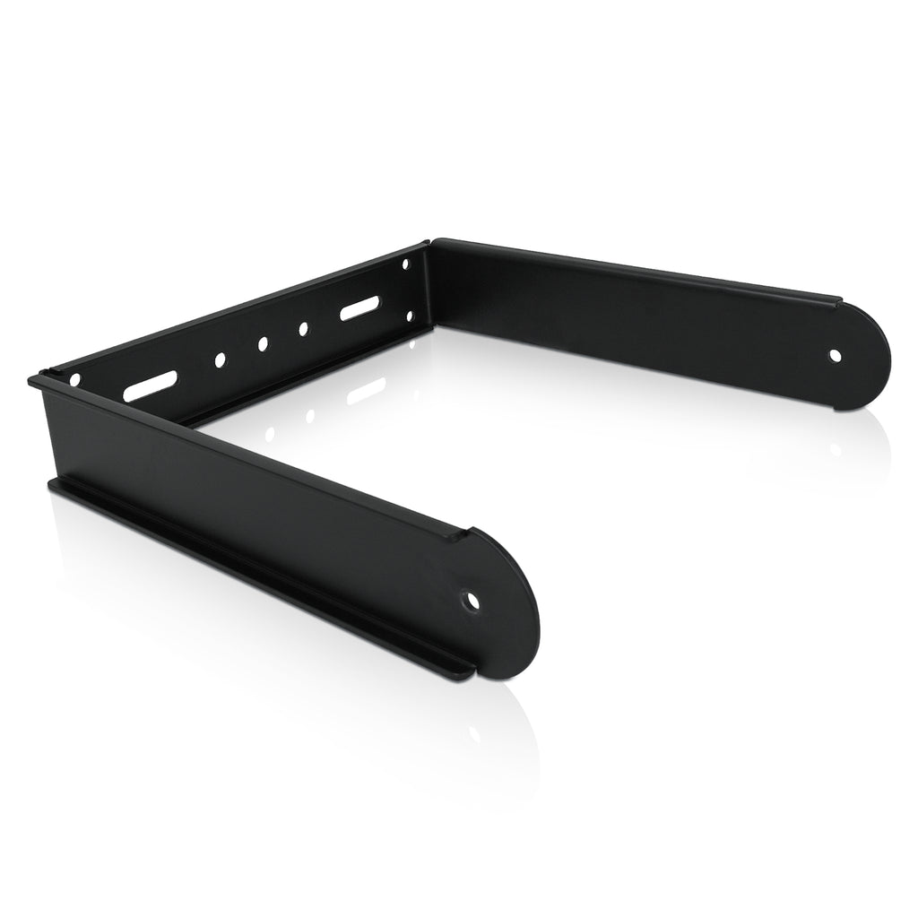 Sound Town CB-12UV | MODE Audio Vertical Wall Mount Bracket for CB-12, Black - Left Side 