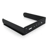 Sound Town CB-12UV | MODE Audio Vertical Wall Mount Bracket for CB-12, Black - Right Angle 