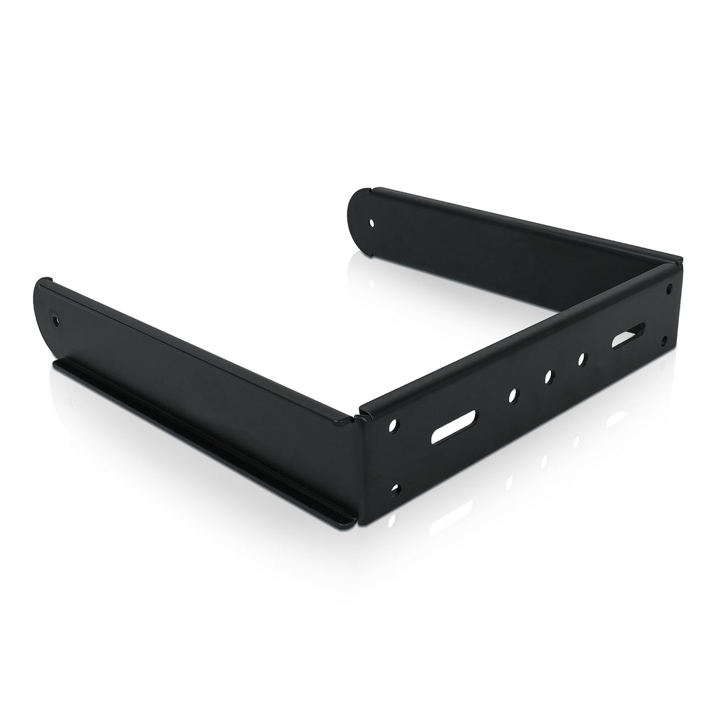 Sound Town CB-12UV | MODE Audio Vertical Wall Mount Bracket for CB-12, Black - Right Angle 