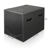 MODE Audio CB-15CS | CB Series High-Performance Passive Cardioid 2500W Subwoofer w/ 15" + 12" LAVOCE Neodymium Drivers, Baltic Birch Plywood, Black - Size & Dimensions