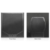 MODE Audio CB-15CS | CB Series High-Performance Passive Cardioid 2500W Subwoofer w/ 15" + 12" LAVOCE Neodymium Drivers, Baltic Birch Plywood, Black - Front and Back Panel