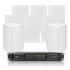 Sound Town ETI8X115W | Passive Installation Speaker System with 8 x Wall-Mount Speakers, 8-Channel Power Amplifier for Commercial Installation
