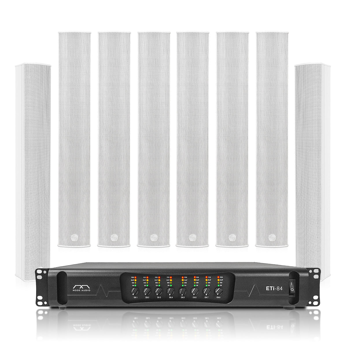 ETI8X8M64W | Passive Column Line Array System with 8 x Aluminum Column ...