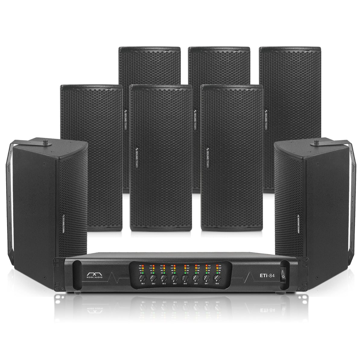 ETI8XU208B Passive Installation Speaker System with x Wall