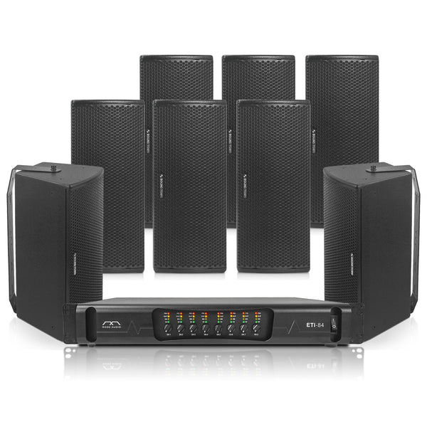 ETI8XU208B Passive Installation Speaker System with x Wall
