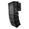 Sound Town FILA-118S208X4 | Passive Line Array Speaker System with One 18-inch Subwoofer, Four Dual 8-inch Line Array Speakers, Black-Right View