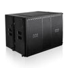 Sound Town FILA-118S208X4OC Mode Audio Series 18" 2400W Line Array Subwoofer with Built-in Italian High Power LF Driver, Black-Right View