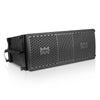 Sound Town FILA-118S208X4OC Mode Audio Series 2 x 8" Line Array Loudspeakers, with Italian Neodymium Drivers, Plywood, Full-Range / Bi-Amp Switchable, Black-Left-View